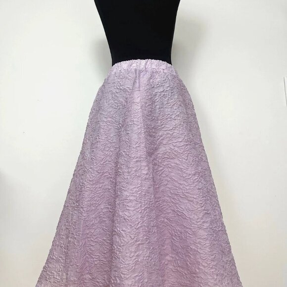 Zara Lavender Textured Midi Skirt, Size XS NWT - Picture 12 of 14
